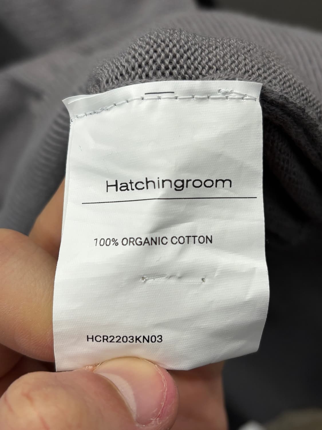 Hatchingroom 남성 니트 회색 사이즈 3 상품이미지5