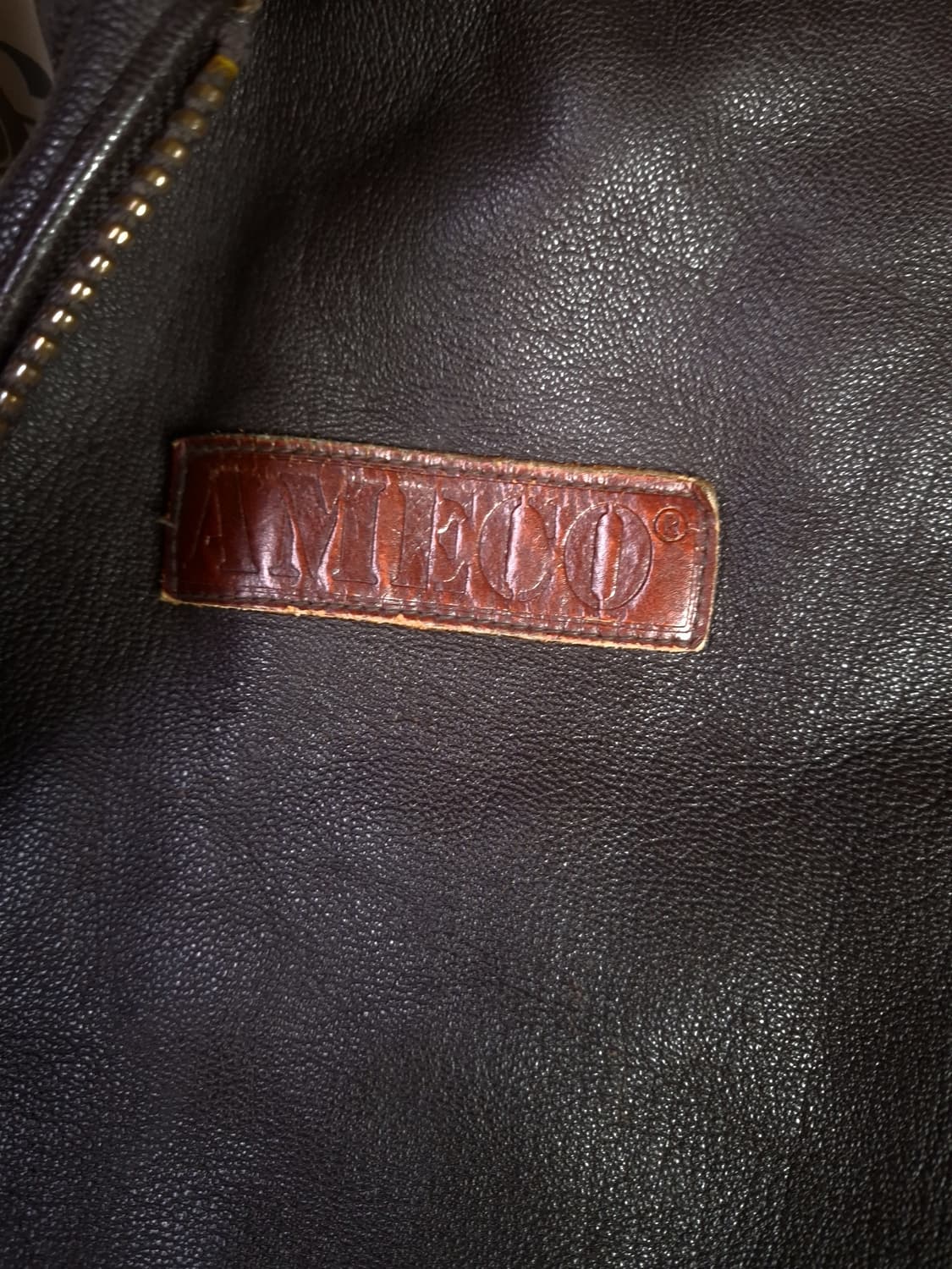 오리지날 아메코 미해군 G-1 리얼레더 항공점퍼 상품이미지6