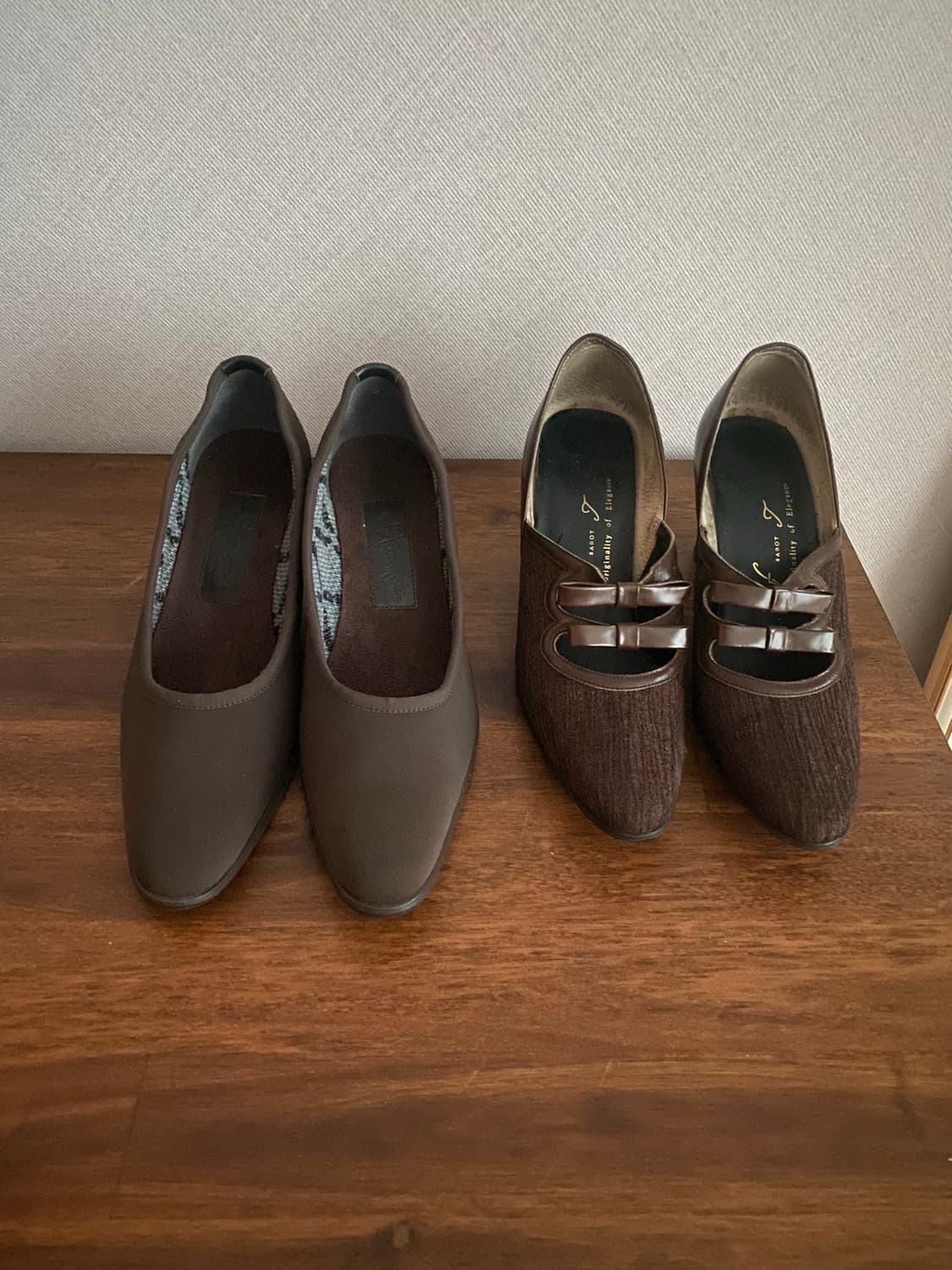 브라운톤 여성 구두 2켤레 일괄(225) 상품이미지1