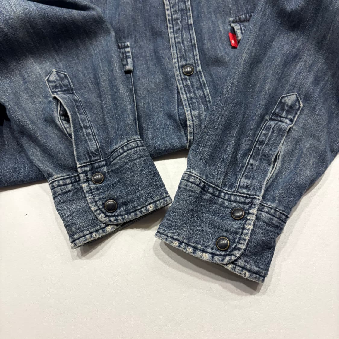 [L] 리바이스 모던핏 데님 웨스턴 셔츠 남방 긴팔 C348 상품이미지7