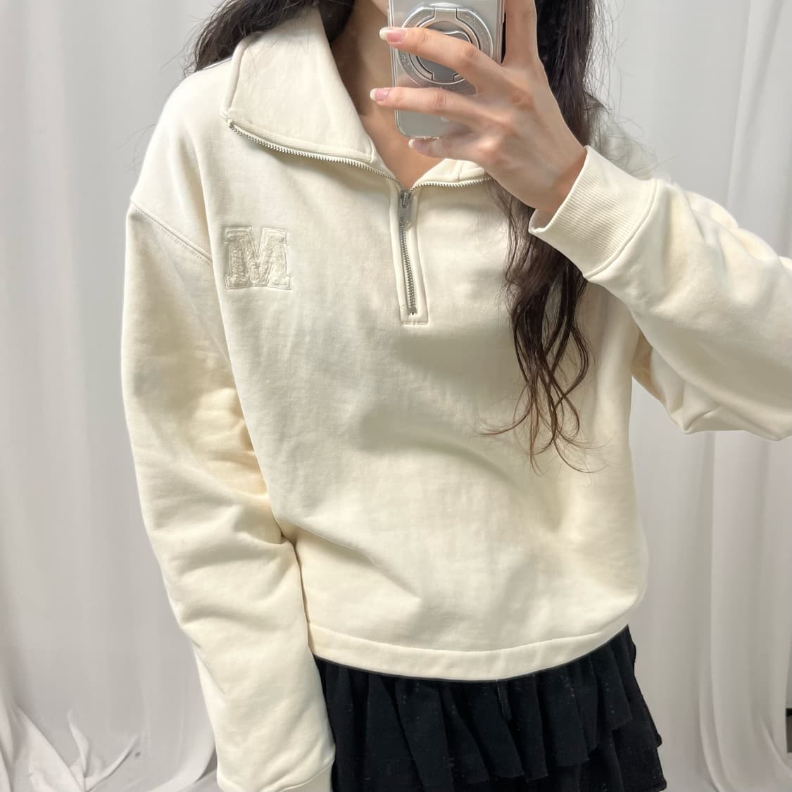 Marithe Francois Girbaud half-zip mtm 상품이미지3