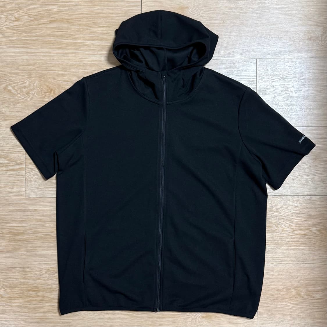 지초이 23-004 Short Sleeve Zip Hoodie 상품이미지2