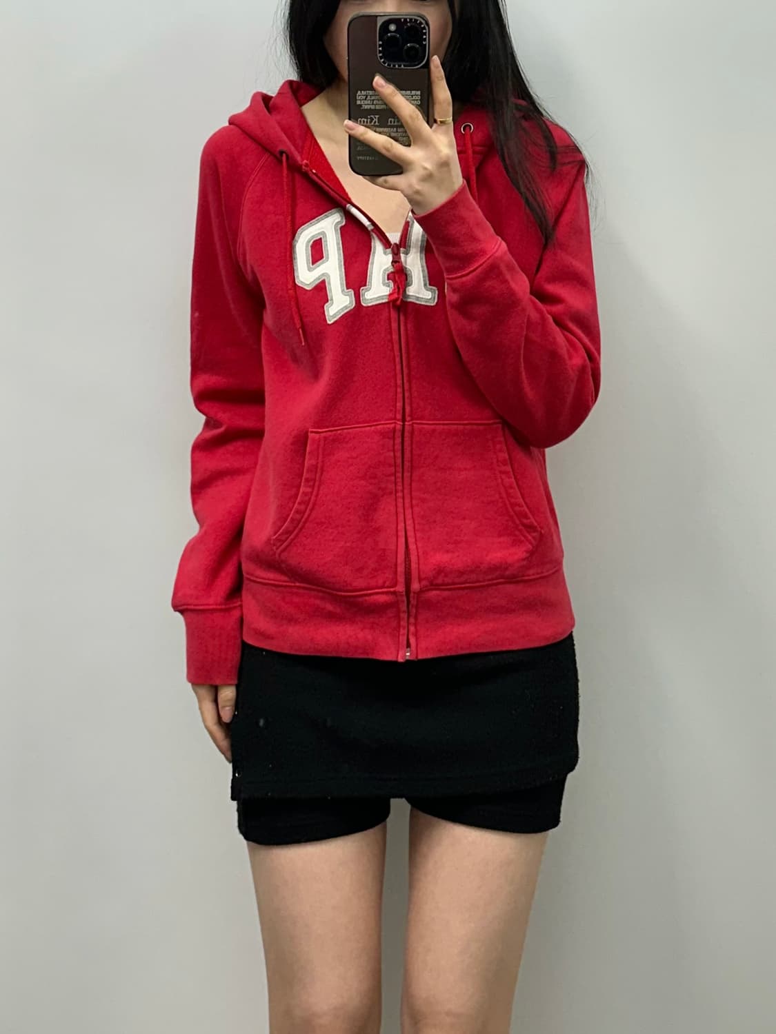 Gap 갭 레드 후드집업 상품이미지1