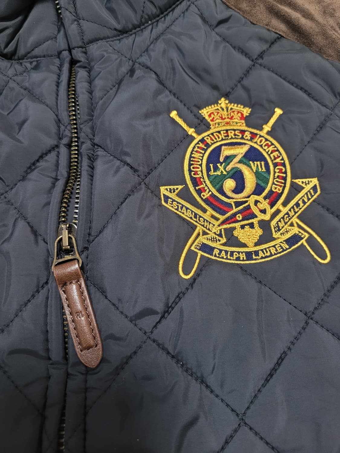랄프로렌 스포츠 컨트리 라이더스 앤 자키 클럽 퀄팅 베스트 M 상품이미지4