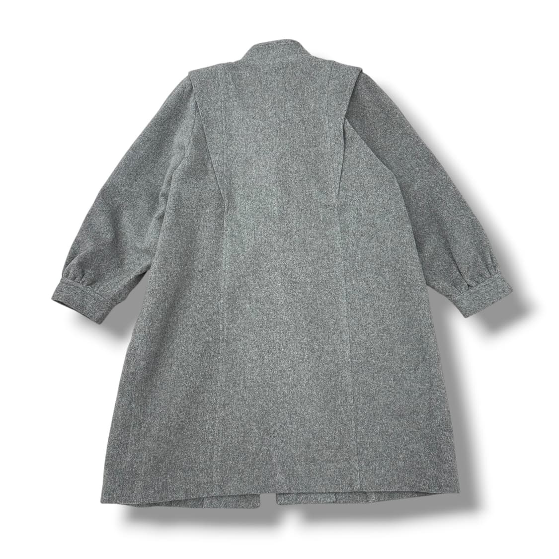 JPN 램스울 그레이 하프코트 상품이미지2