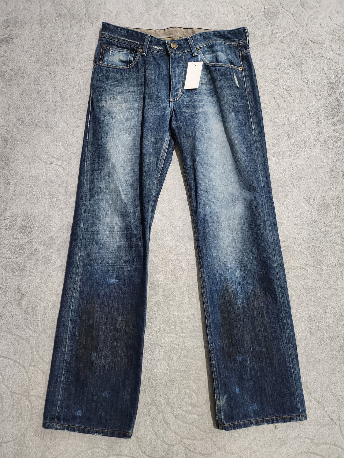 아르마니 익스체인지 빈티지 블루 워싱 팬츠 - 31 상품이미지1