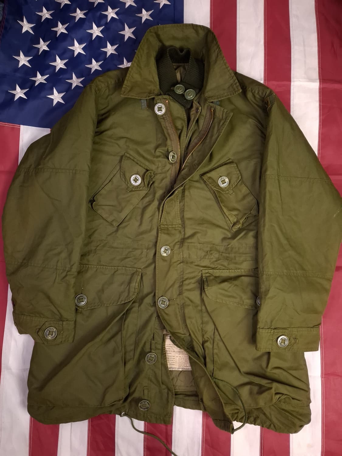 오리지날 70's 구형 캐나다군 콜드파카 상품이미지1