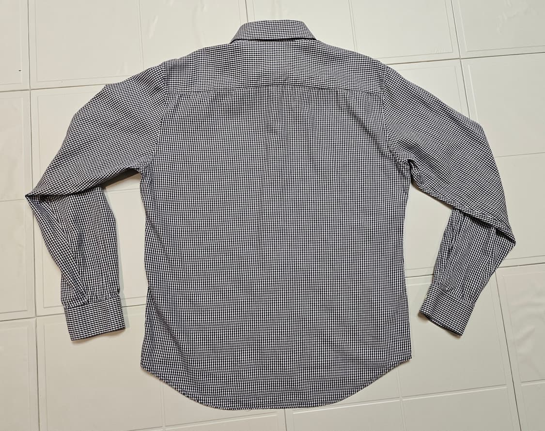 산드로옴므 체크 남방 100-105 상품이미지3