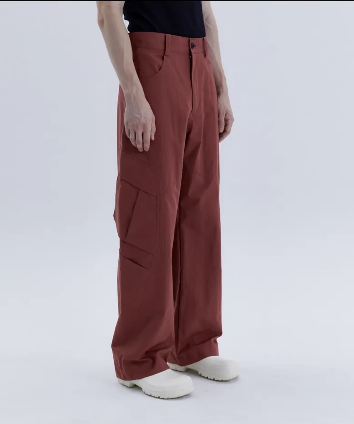 기명 커브드 카고팬츠 50 브릭 상품이미지1