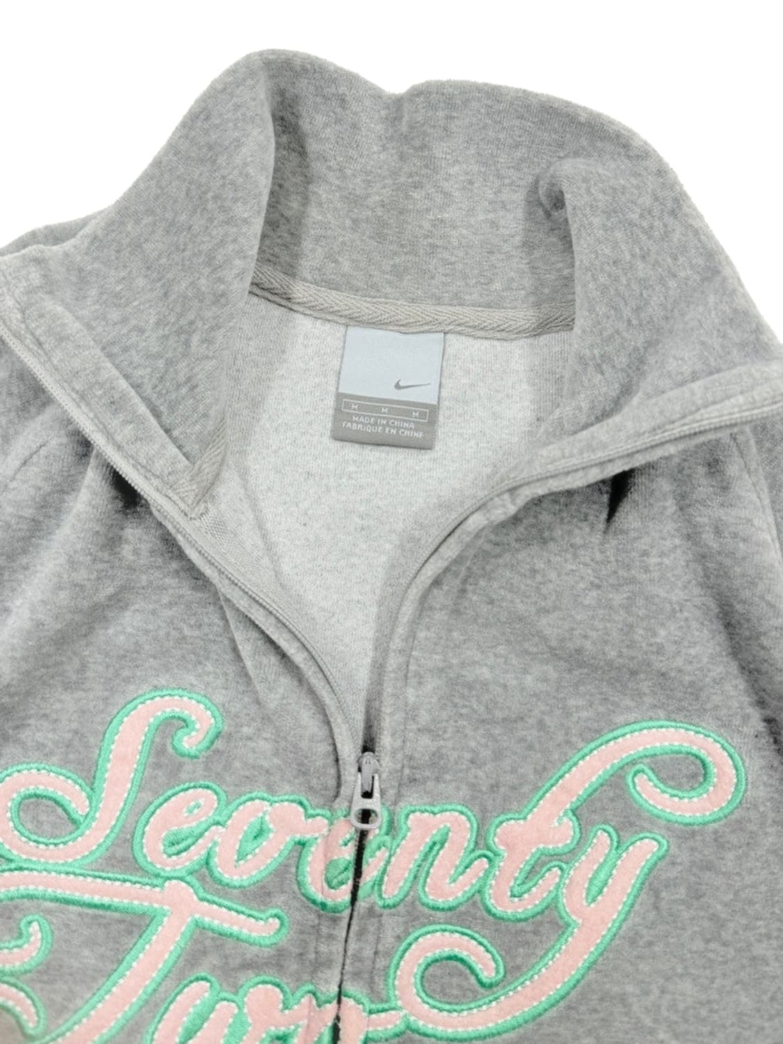 빈티지 나이키 그레이 레터링 슬림핏 집업 상품이미지6