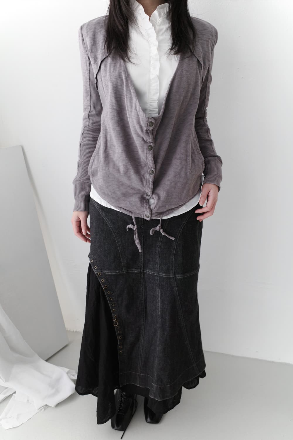 armani exchange)unbalanced snap cardigun 상품이미지4