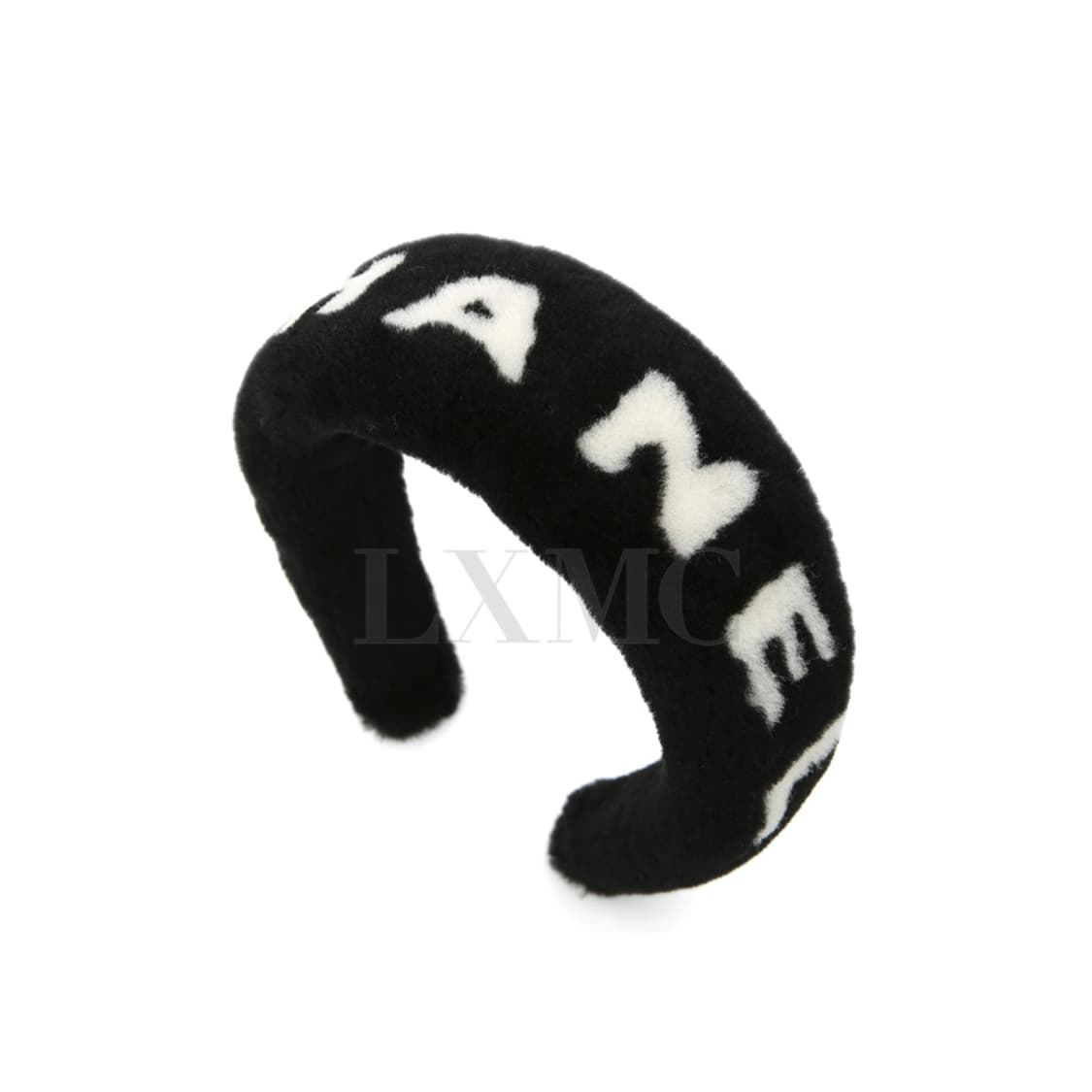 샤넬 시어링 헤어밴드 로고 레터링 밍크 머리띠 AA8510 상품이미지5