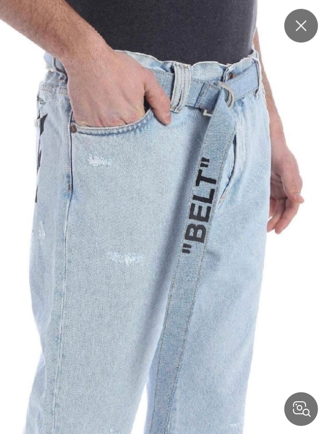 [33] 오프화이트 마징가 데님진 상품이미지3