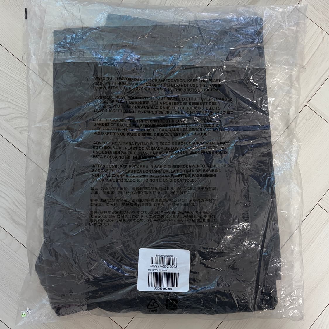 [새제품] 이지갭 사틴 카고 팬츠 블랙 M 상품이미지5