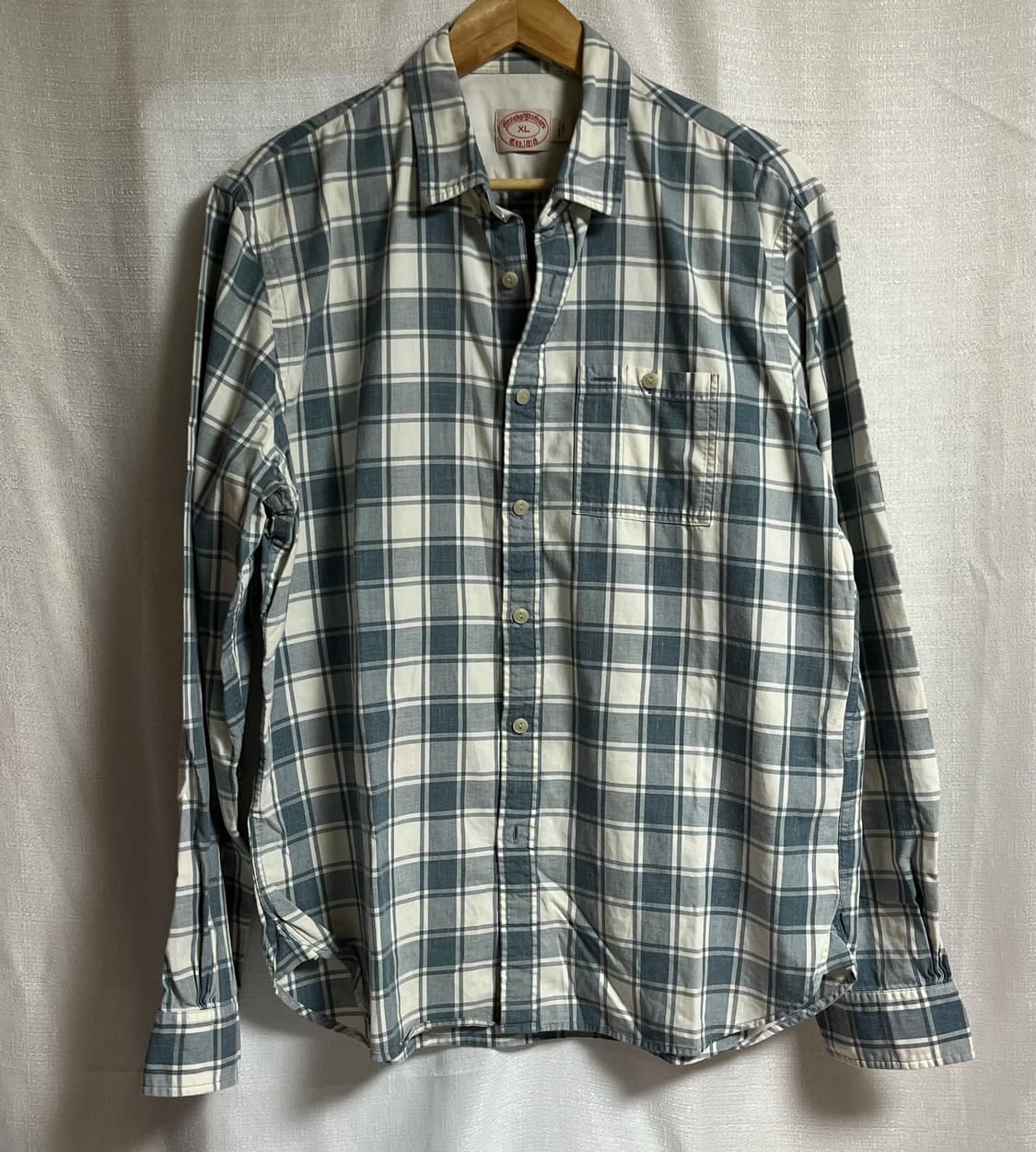 브룩스브라더스 체크 셔츠 남방 XL 상품이미지1