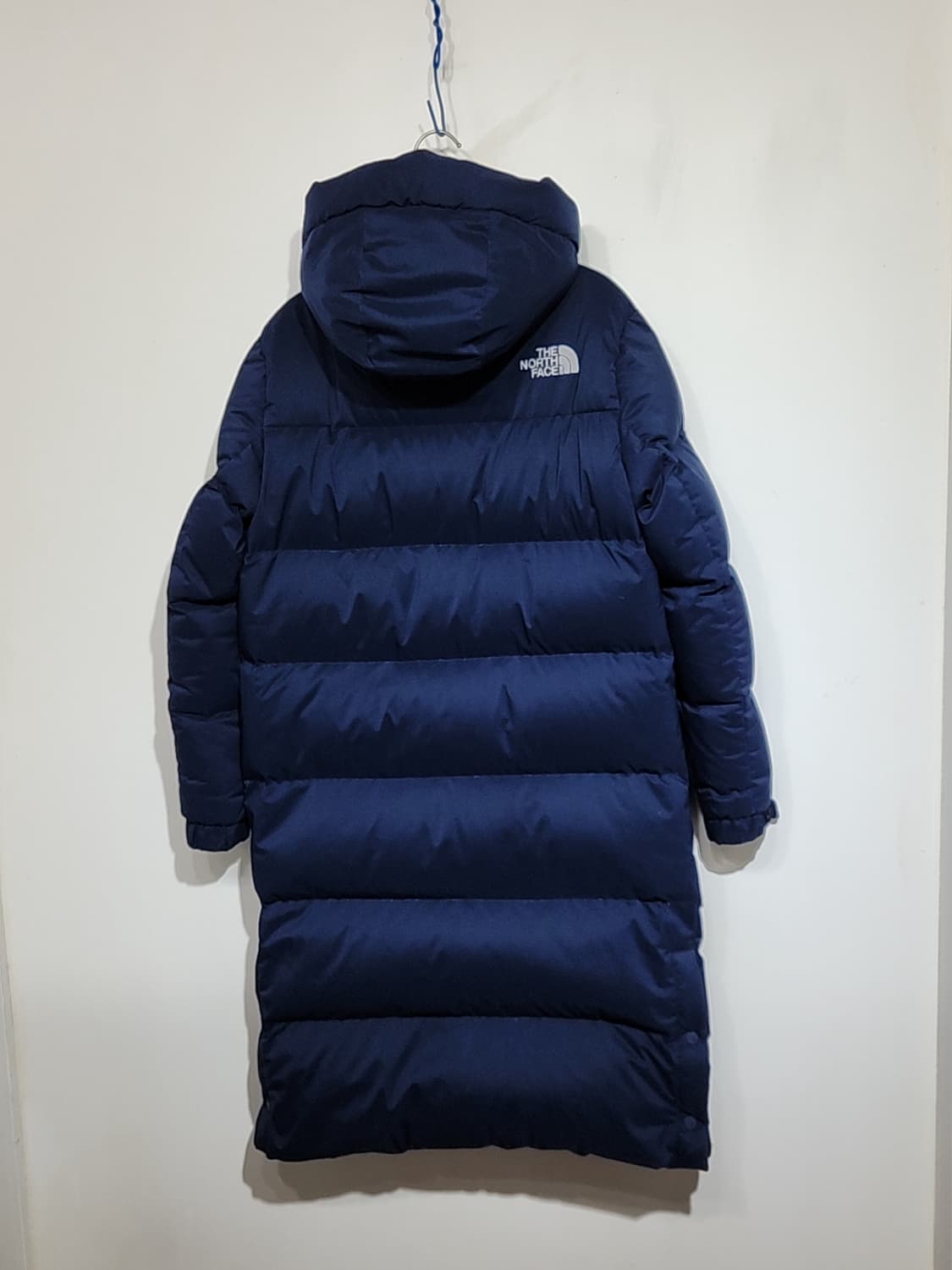(M) 노스페이스 롱패딩 점퍼 네이비 오리털 다운코트 후드  상품이미지6