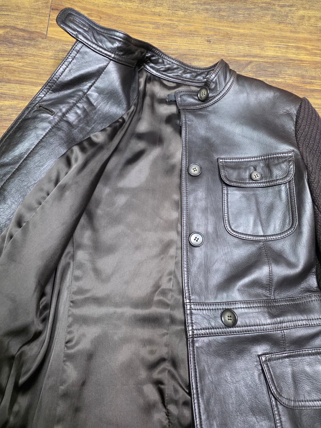 DKNY 양가죽 코트 상품이미지5