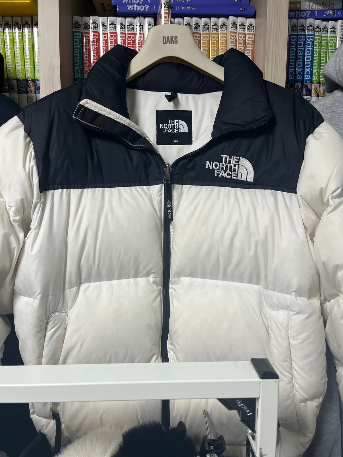 노스페이스 화이트 눕시 정품 상품이미지1
