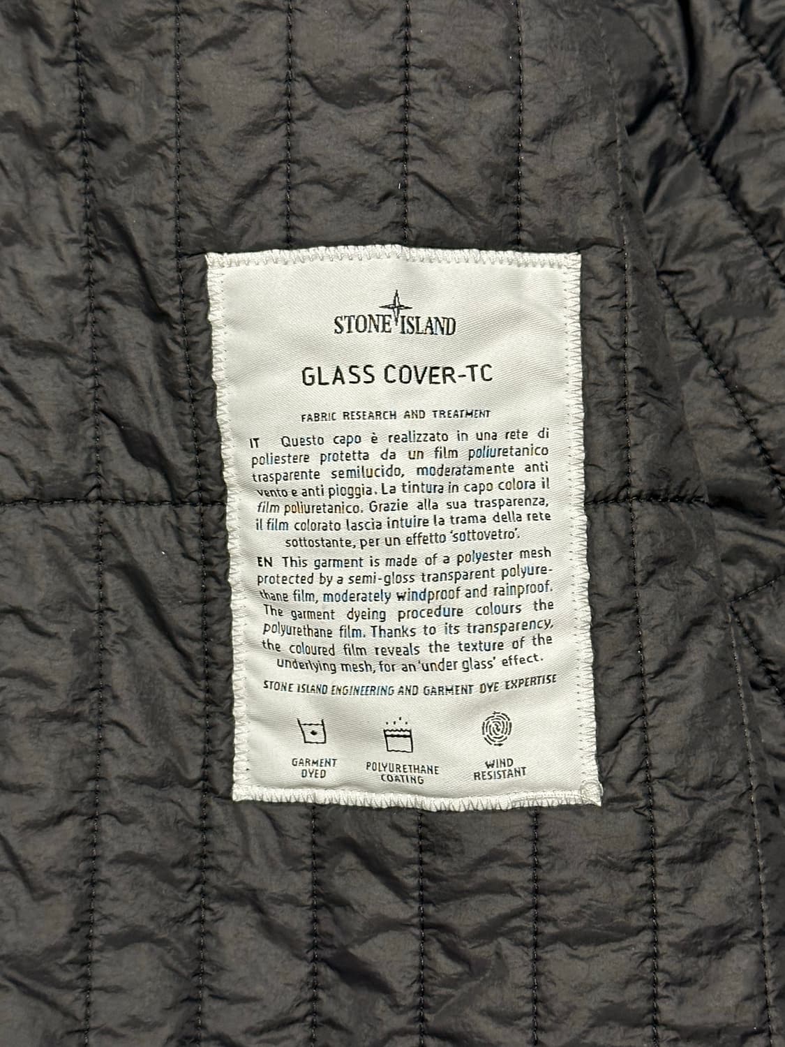 스톤아일랜드 글래스 커버 tc 파카 XXL(105-110) 새상품 상품이미지2