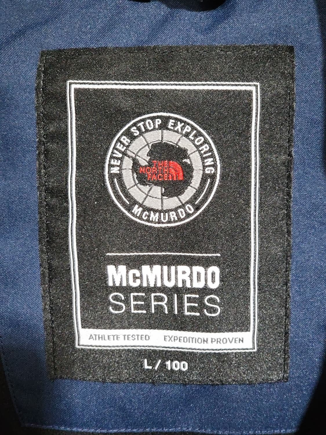 (XL) 노스페이스 맥머도 패딩점퍼 네이비 거위털 구스다운 자켓  상품이미지3