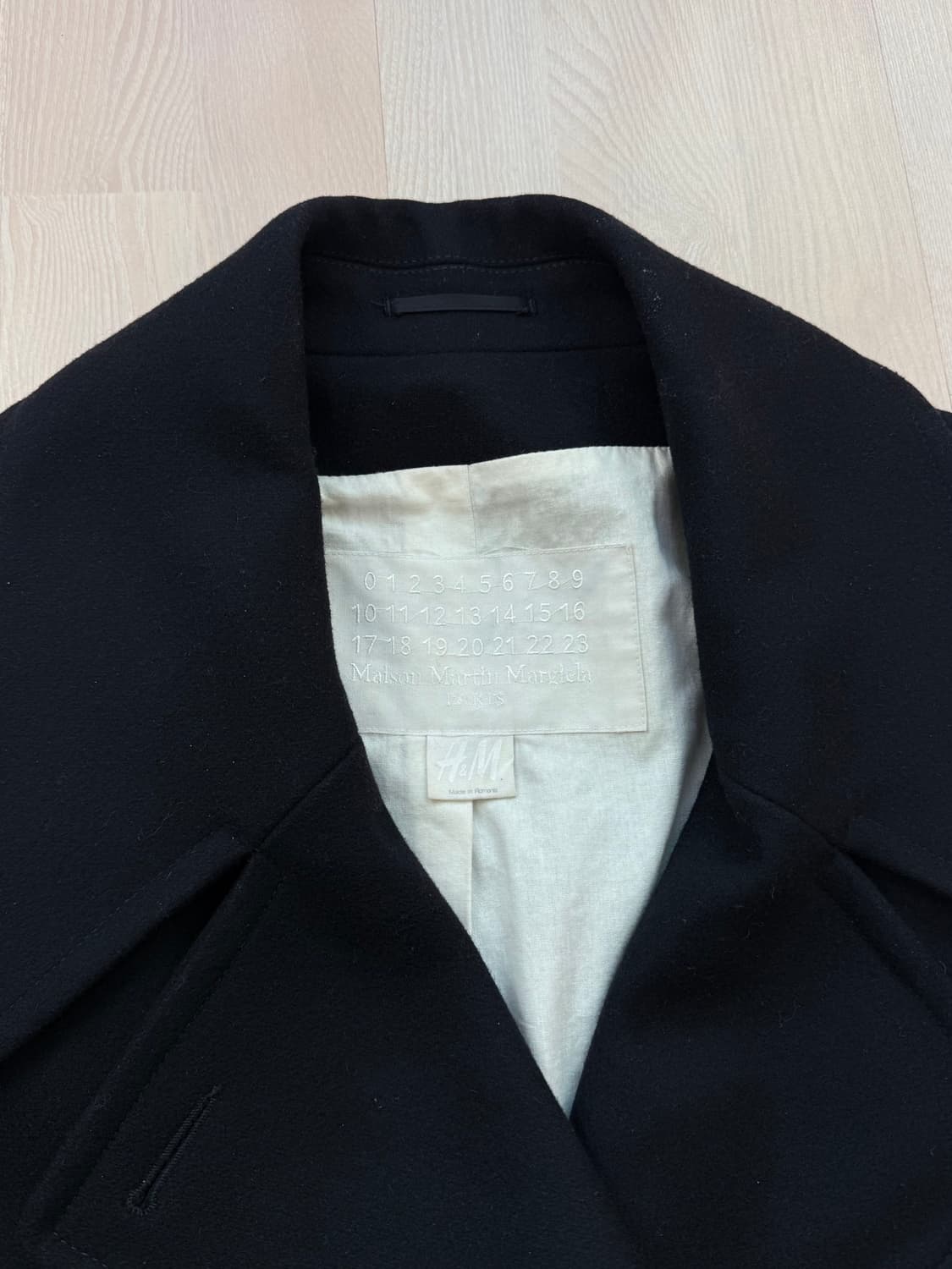 margiela h&m 오버사이즈 피코트 상품이미지3