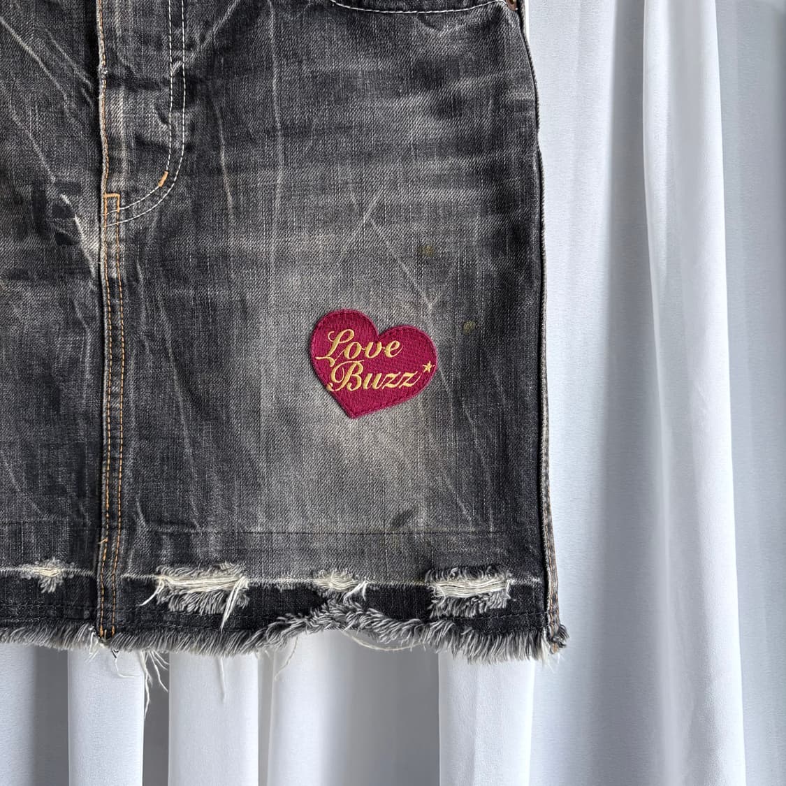 히스테릭 글래머 러브 버즈 미니스커트 상품이미지2