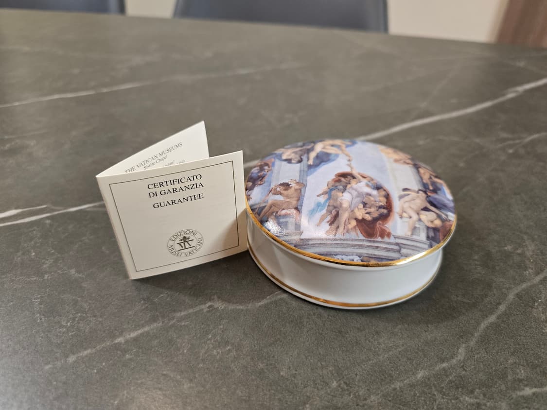 이태리 바티칸 도자기 보석함 상품이미지1