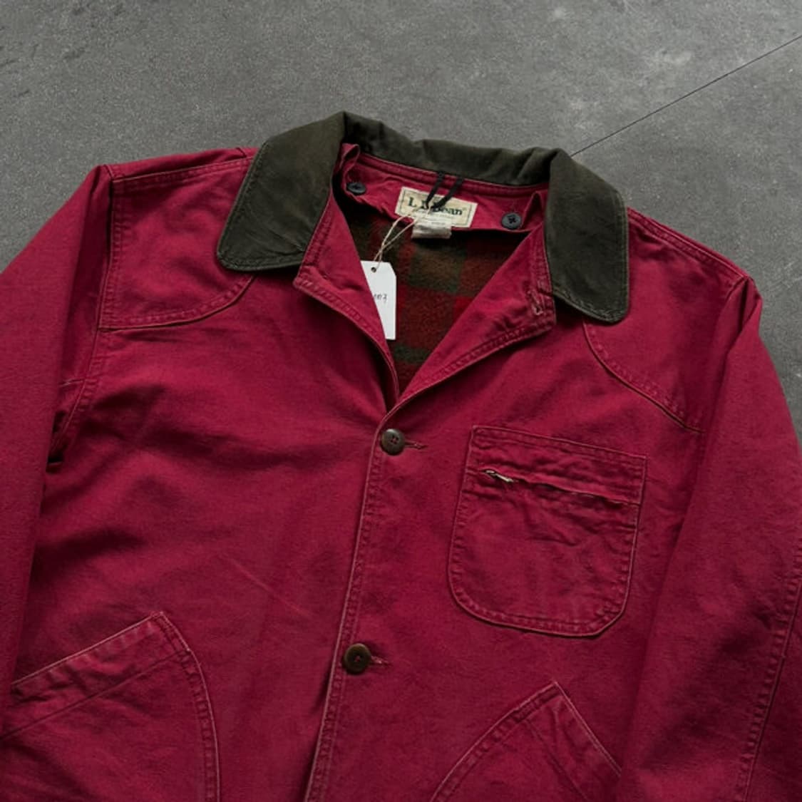 L.L.Bean 엘엘빈 다크레드 필드 자켓 상품이미지3