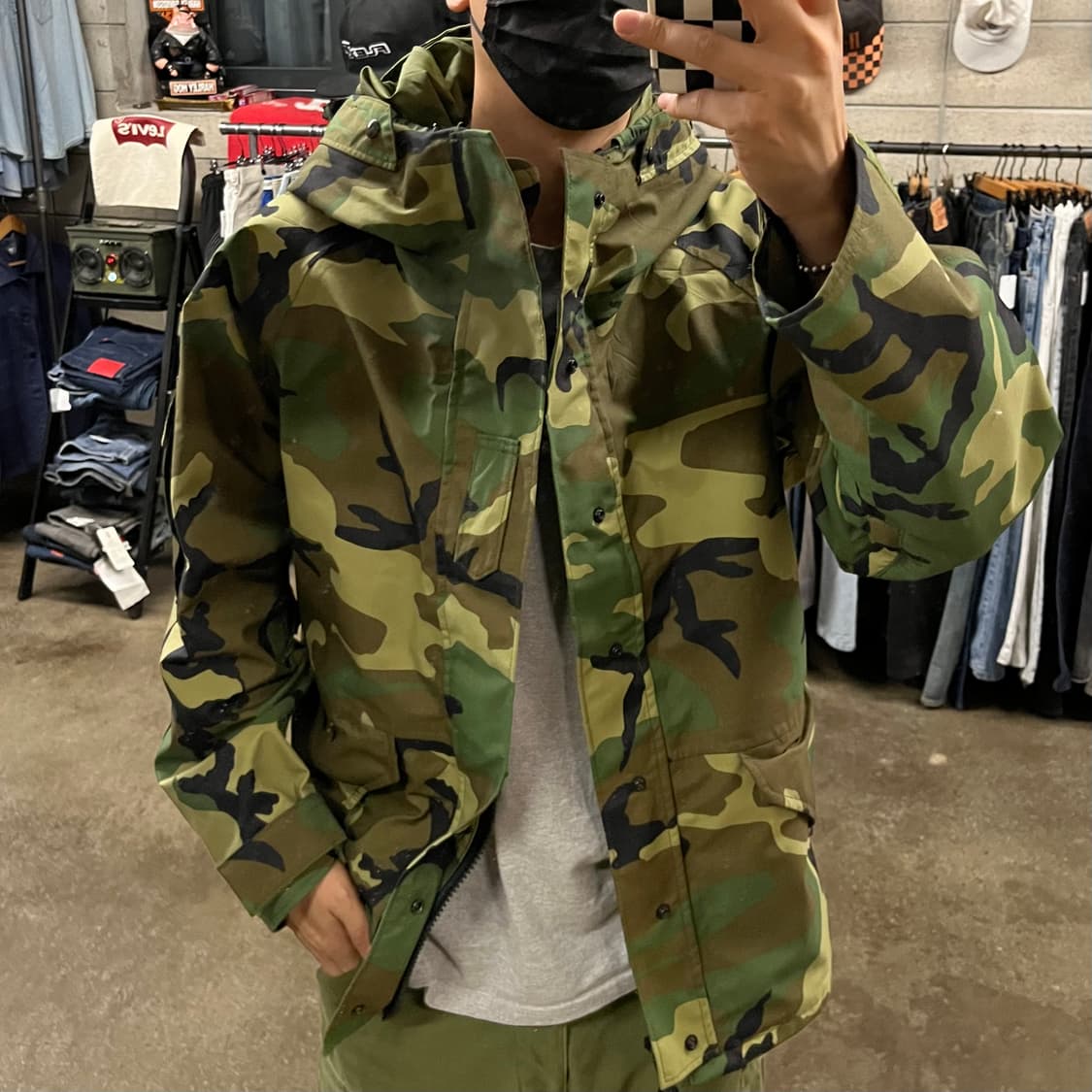 90s 미군 우드랜드 고어텍스 자켓 (M/XS) 상품이미지1
