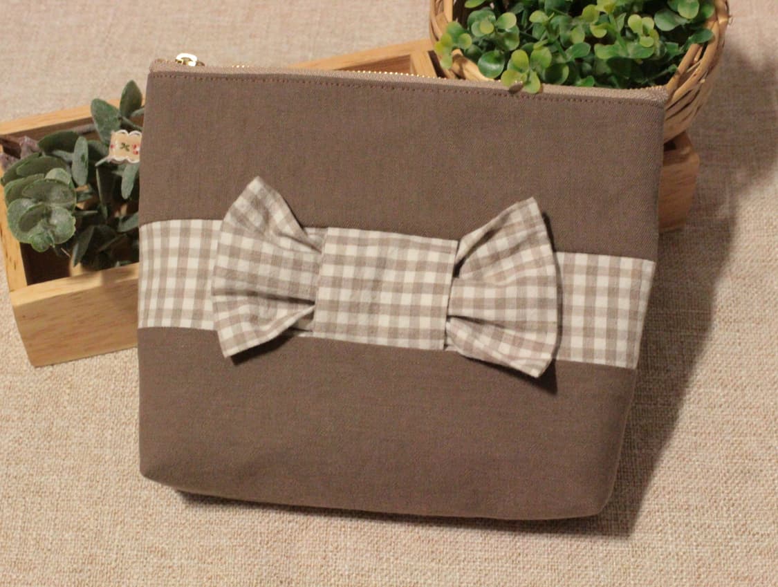 핸드메이드 리본 지퍼 파우치 상품이미지9