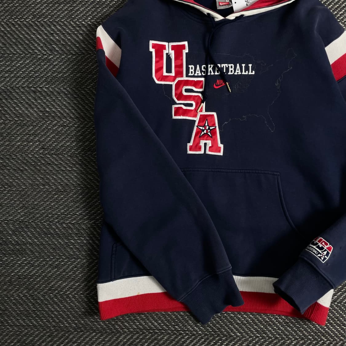 00s 나이키 USA 국대 올드스쿨 후드 티셔츠o 3113 상품이미지3