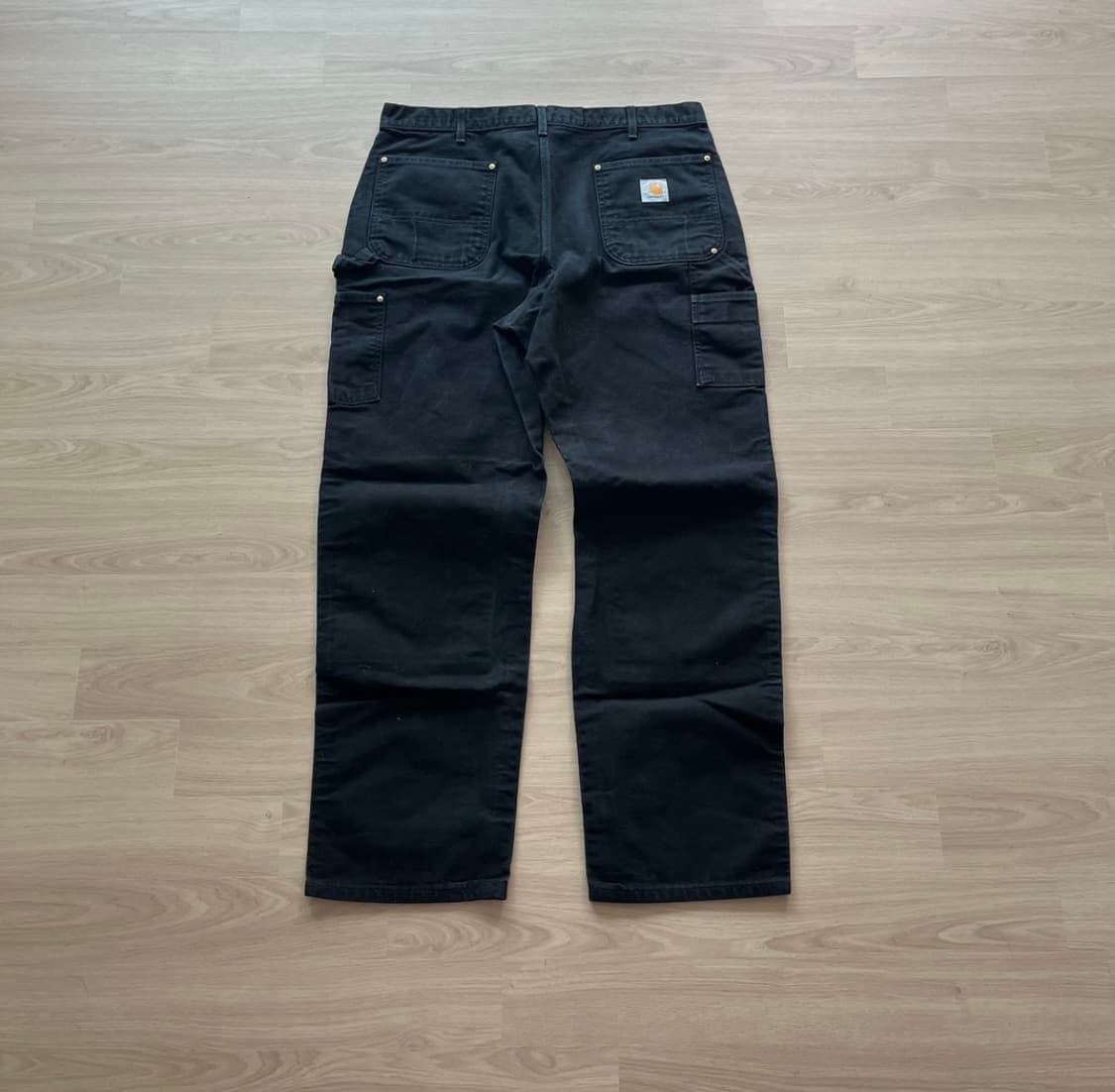 올드 칼하트 더블니 팬츠 블랙 made in usa 상품이미지2