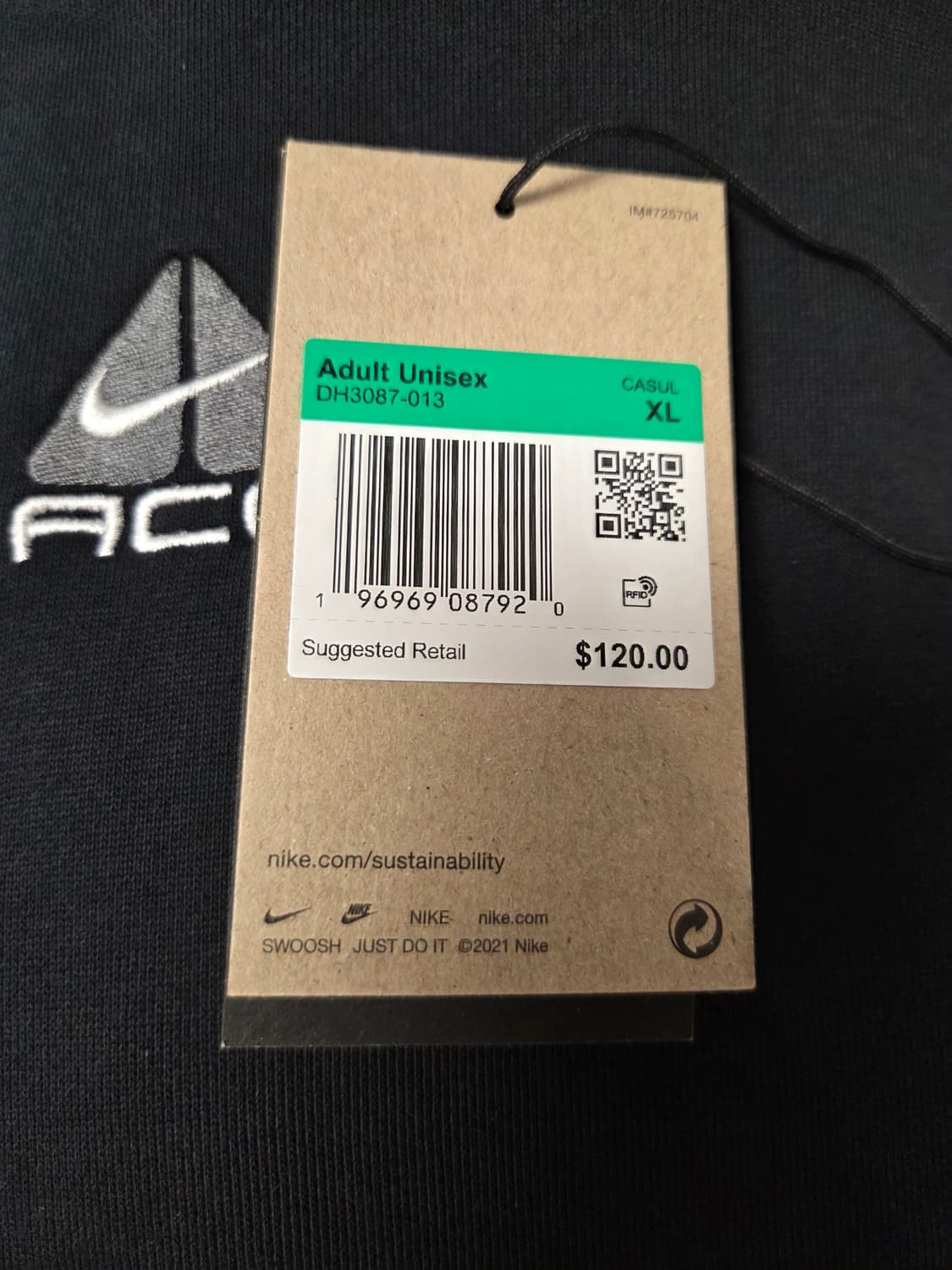 나이키 ACG 후드 US XL 상품이미지5