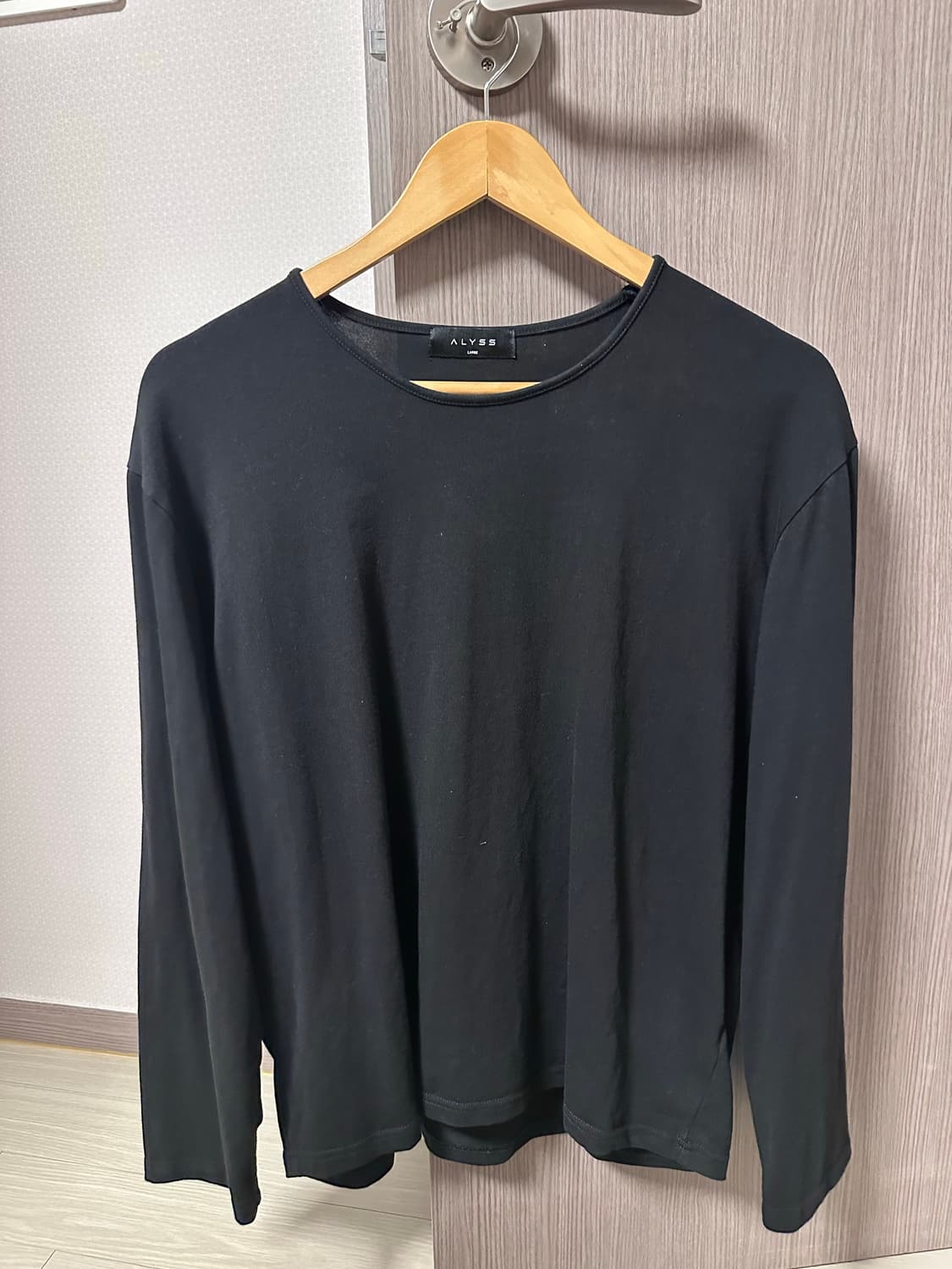 알리스 롱슬리브 L 블랙 화이트 외 일괄 판매 상품이미지1