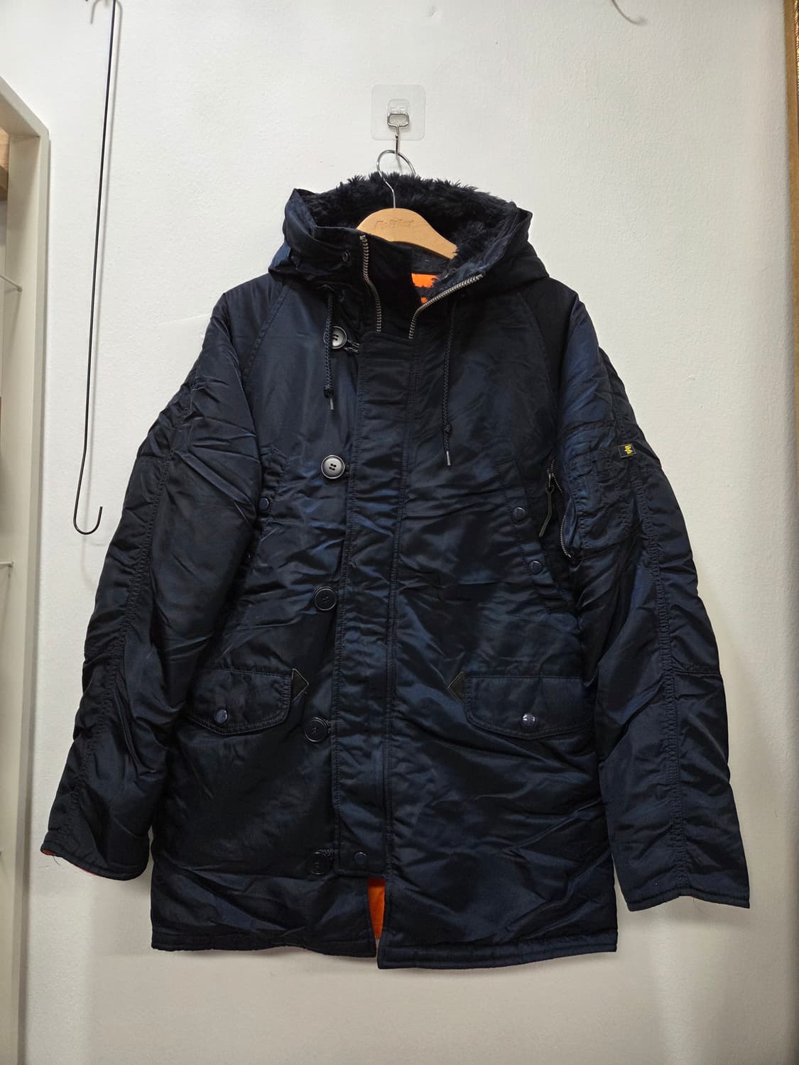 ALPHA 알파 야상 점퍼 네이비 헌팅점퍼 상품이미지1