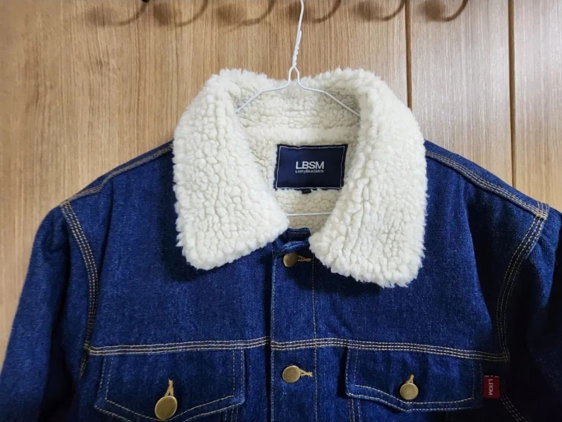 (M)LBSM 양털 쉐르파 데님 자켓 상품이미지2