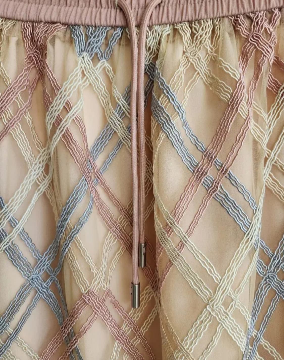 오즈세컨 티어드 밴딩 스커트 61사이즈(44사이즈) 상품이미지5