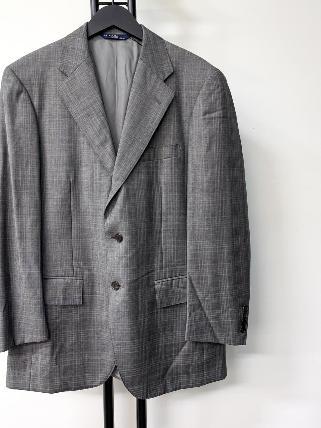 폴로랄프로렌 3 버튼 모던 체크 울 블레이저 상품이미지2