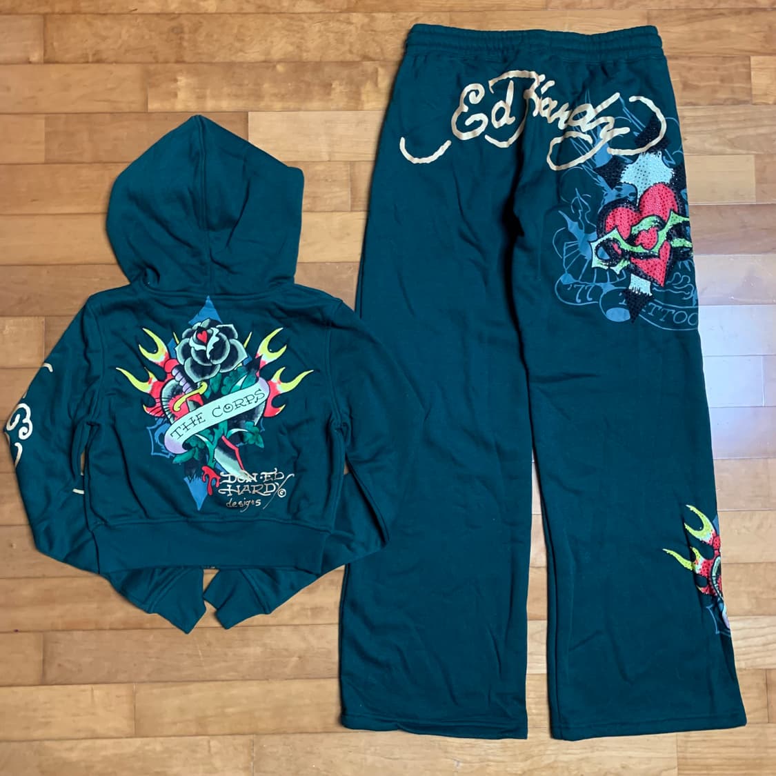 [새제품] 에드하디 스웻 셋업 상품이미지6