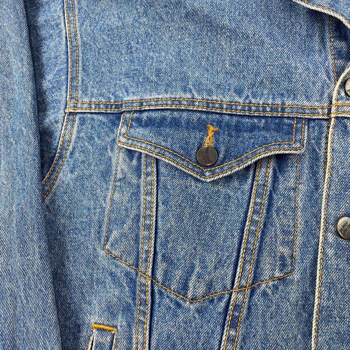 90s 플래닛헐리우드 네슈빌 자수 빅로고 데님 자켓 (105) 상품이미지5