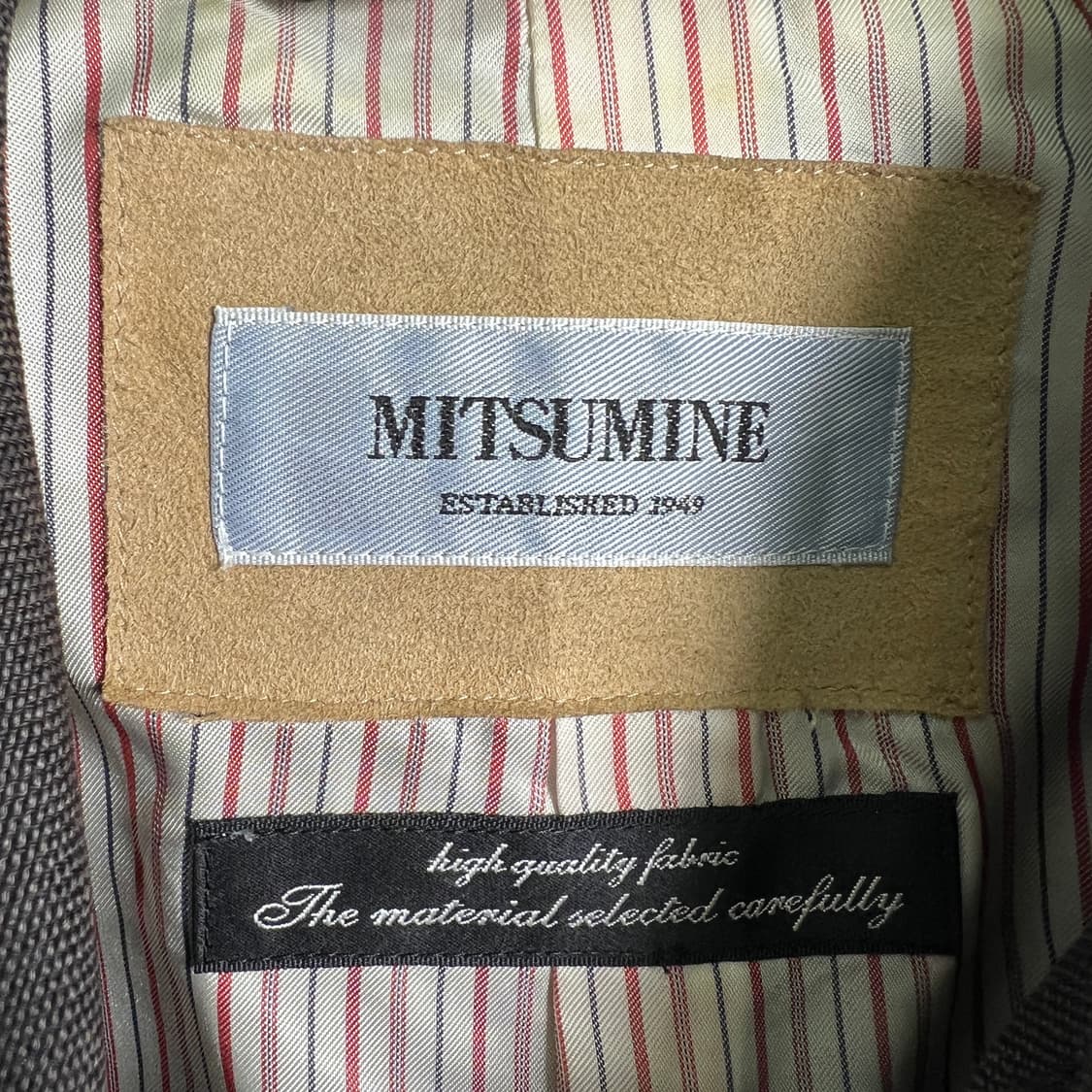 MITSUMINE 미츠미네 블랙 린넨 퍼티그 자켓 M 상품이미지3