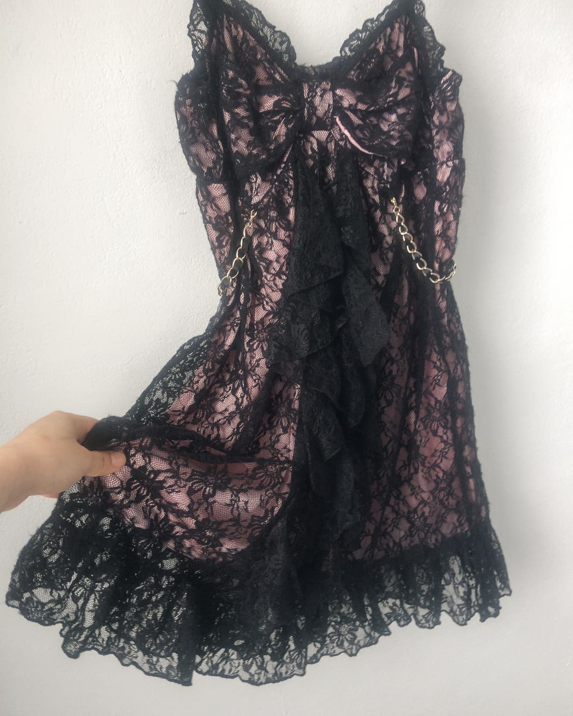 Lace ribbon sleeveless onepiece 상품이미지6