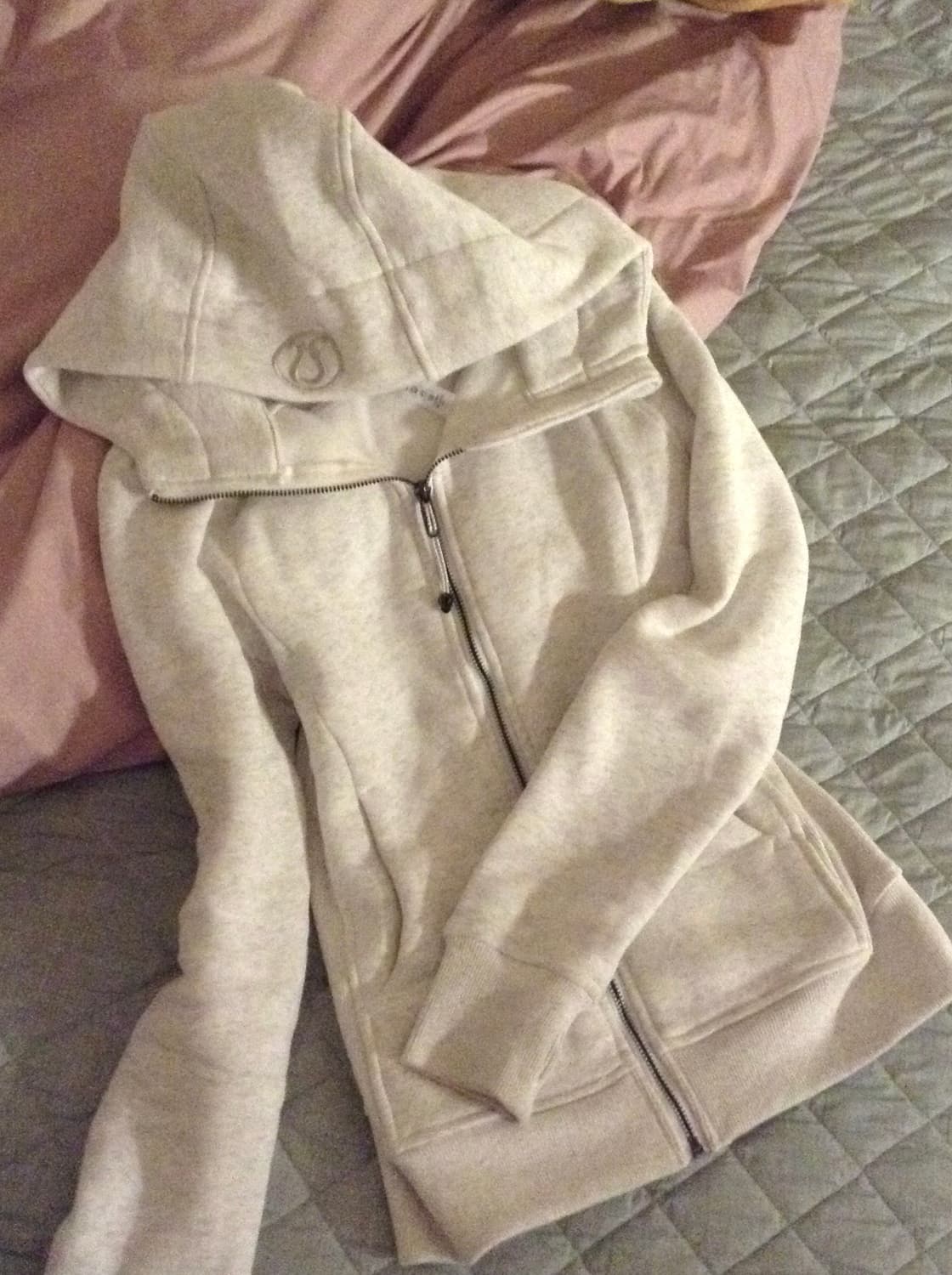 룰루레몬 아이보리 스쿠바 풀집 후드 집업 상품이미지2