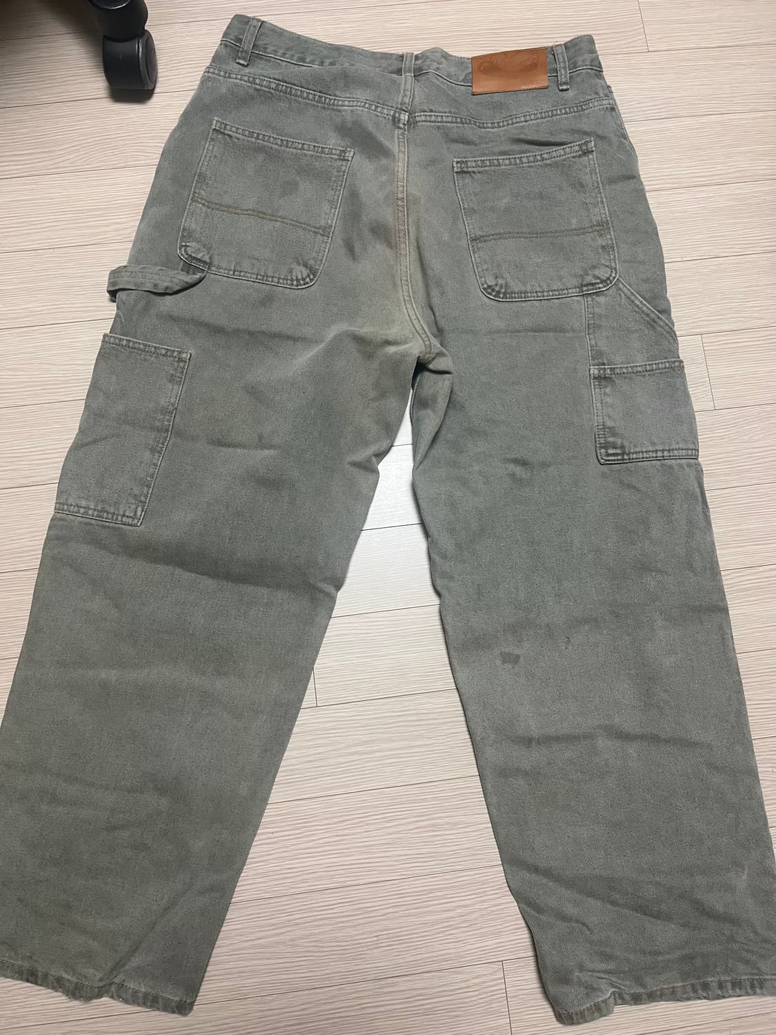 WKNDRS 위캔더스 드래기 워크데님 팬츠 올리브 상품이미지2