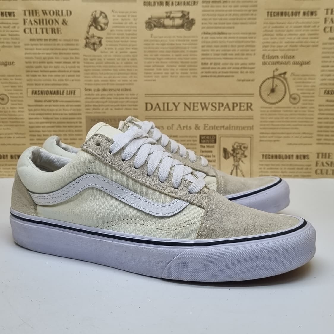 반스 올드스쿨 아이보리 스니커즈 245 상품이미지1