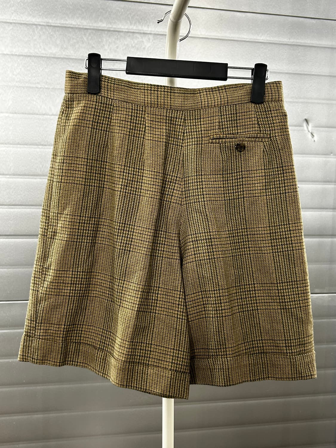 DKNY 모직 체크 반바지 숏팬츠 상품이미지3