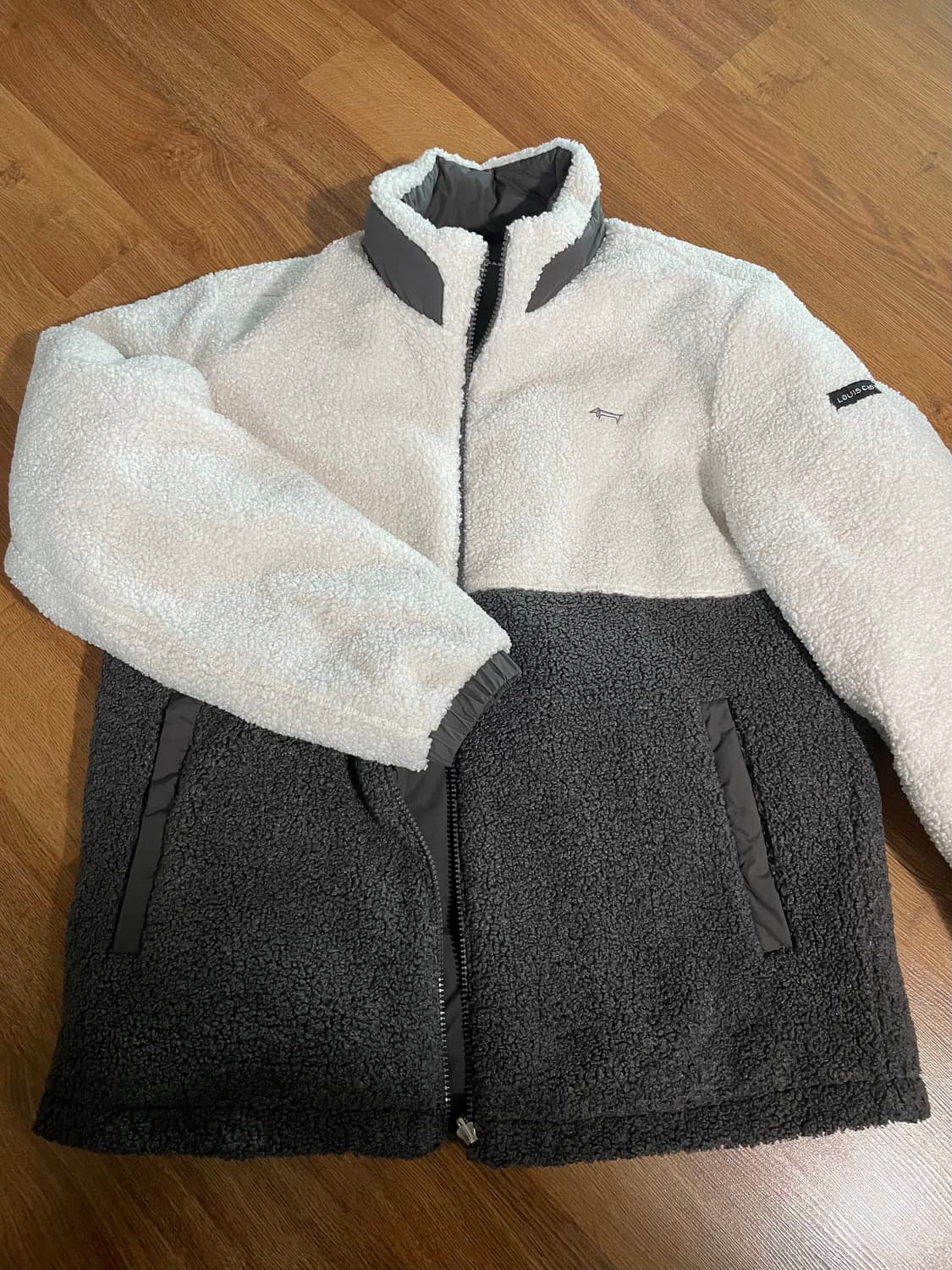 루이까스텔 리버시블 양면 뽀글이 점퍼 100사이즈 상품이미지1