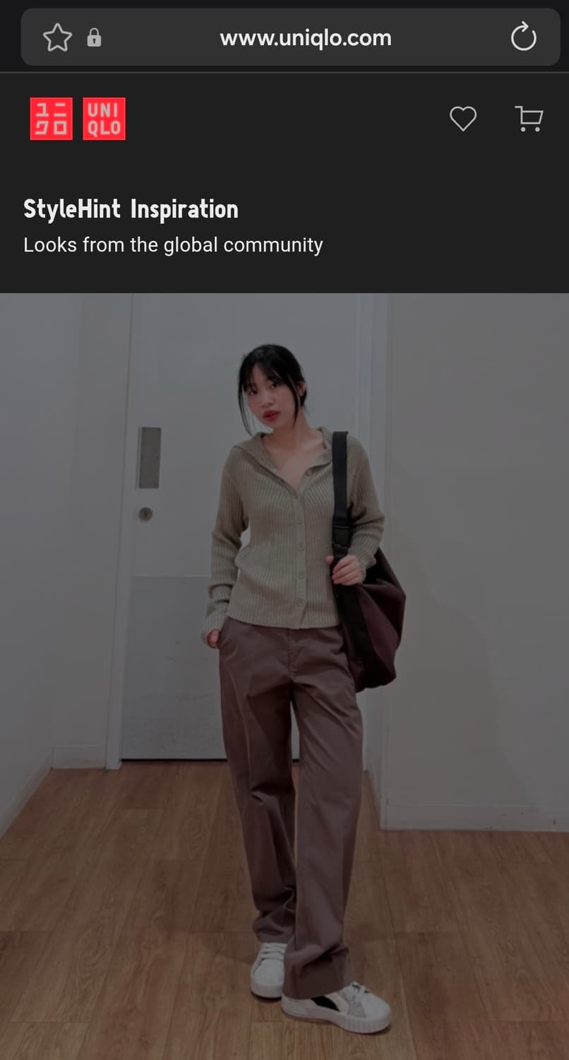 새상품 유니클로 레귤러피트 치노팬츠 노턱팬츠 면바지 28 29 상품이미지6