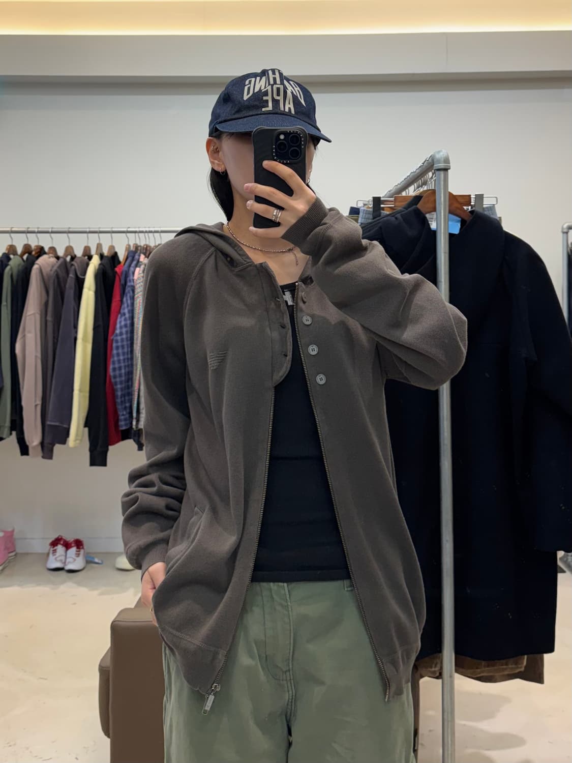 엠포리오 아르마니 헨리넥 니트 후드집업 상품이미지7