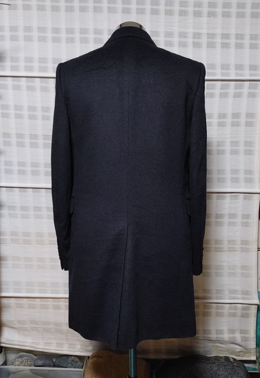 (한섬) 타임 옴므 챠콜 싱글 코트 100 (슬림) / 캐시미어 블렌디드 상품이미지2